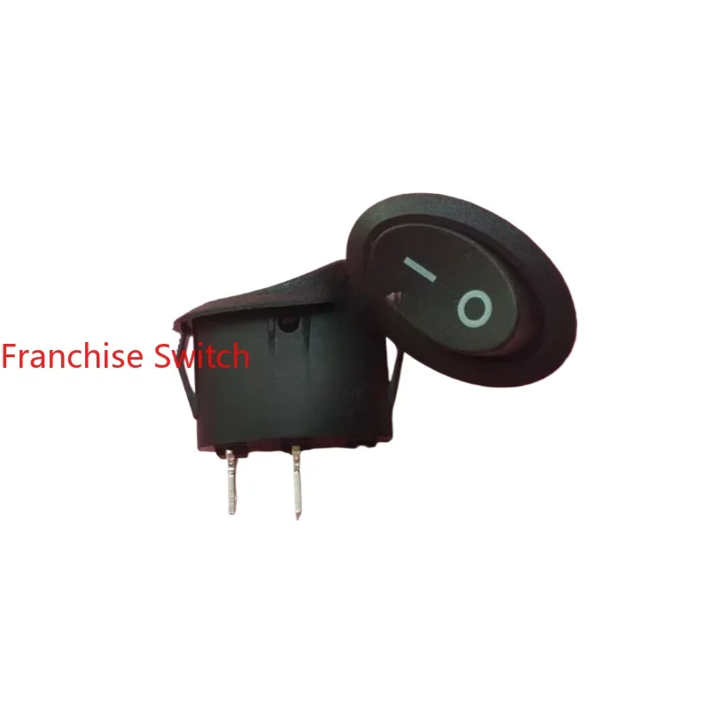 

10PCS Ship switch MR-2A-110-C5N-BB Oval two feet gears black 6A250V