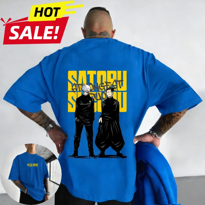 

Gojo Satoru Jujutsu Kaisen Men 2026 Harajuku Summer Vintage T-Shirt Loose Oversized Women Streetwear Casual Short Sleeve Tee Top