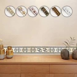 Self-adhesive Sticker, Skirting Wall Waist Line, Border Sticker, Living Room Floor