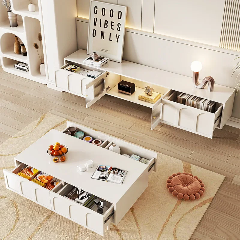 

Modern Living Room Storage Place Tv Stands Floating Shelves Display Stand mueble para tv Farmhouse Salon mueble para tv