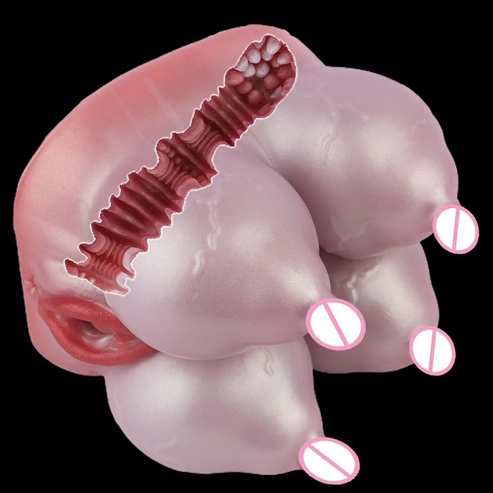 GEEBA Fantasy Big Breasts Men's Masturbator Sex Toys For Men18+ Realistic Vagina Pocket Pussy Men's Onahole Adult Man Stroker