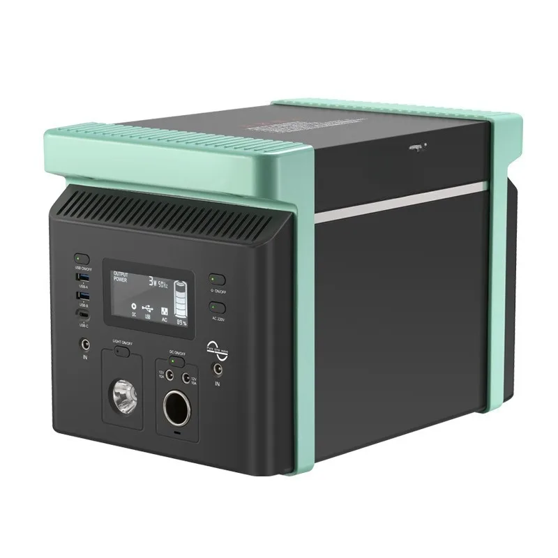 

1300W outdoor energy storage power supply for outdoor cooking, barbecue, wild fishing, camping and dining