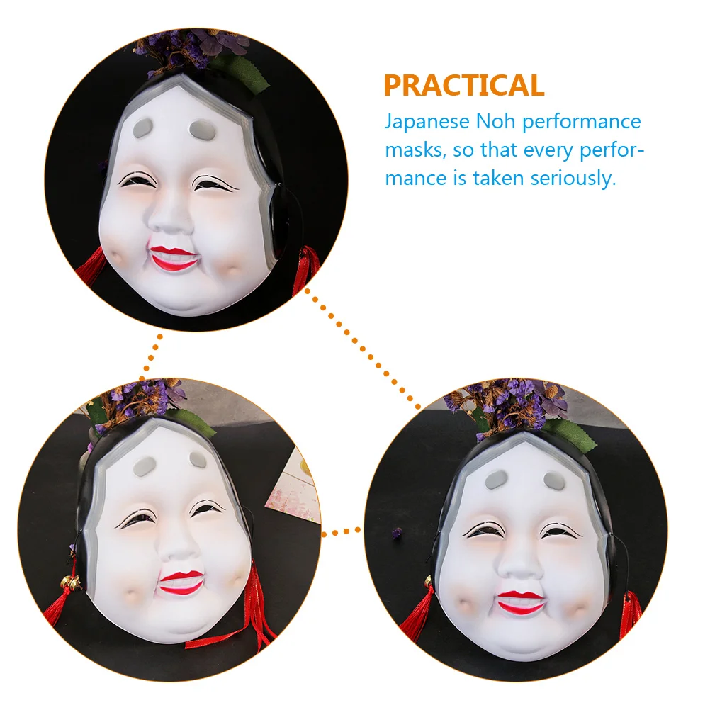 

Japanese Masks Plastic No Deformation Party Supplies Cosplay Costume Accessories Size Performance Props