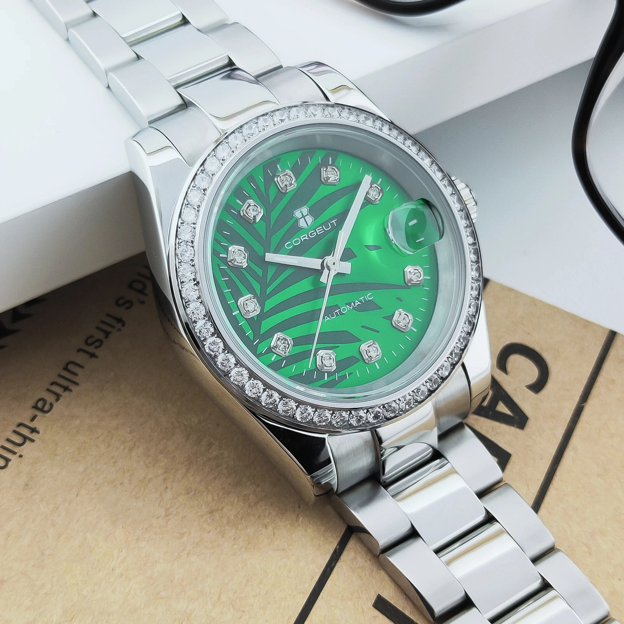 

Мужские часы 39/36 мм NH35, автоматический механизм, сапфировое стекло, стальной ремешок, деловые роскошные водонепроницаемые часы