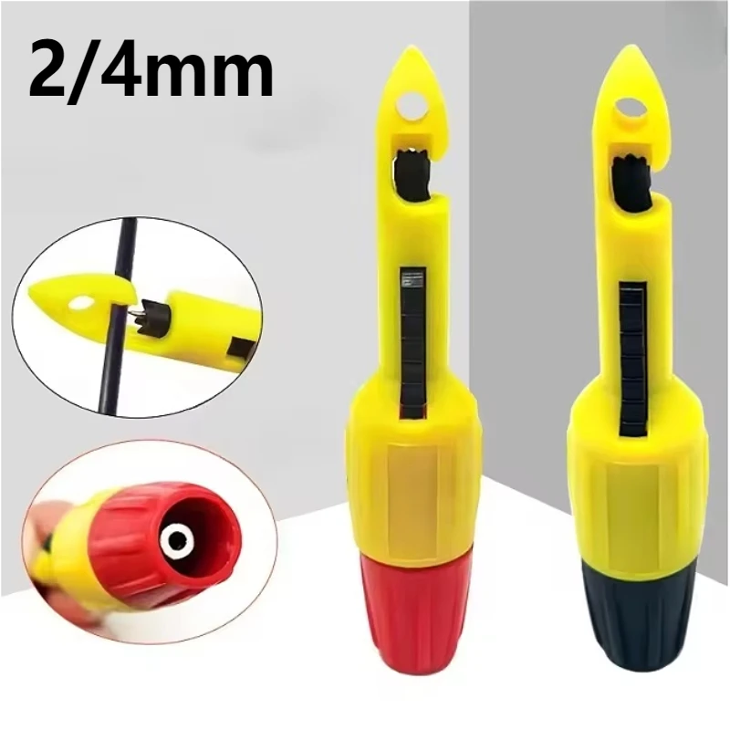 

Автомобильный ремонт изоляционного провода, прокольный зонд с разъемом 2 мм, инструмент для обнаружения напряжения цепи