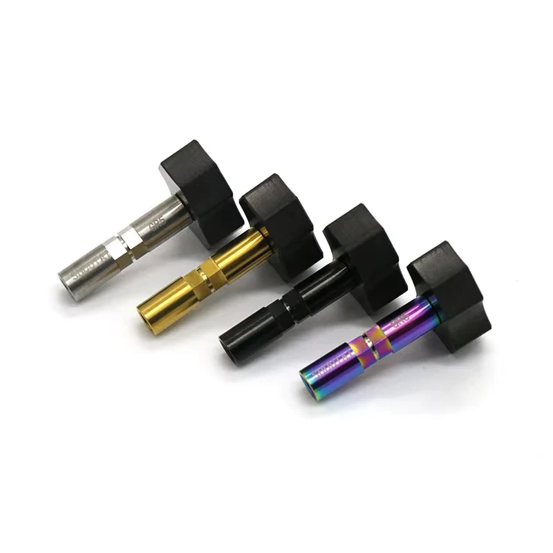 AliExpress NONE Carbon Fiber Stop Disk Titanium Alloy Screws For Brompton Foldable Bicycle Parking Plate