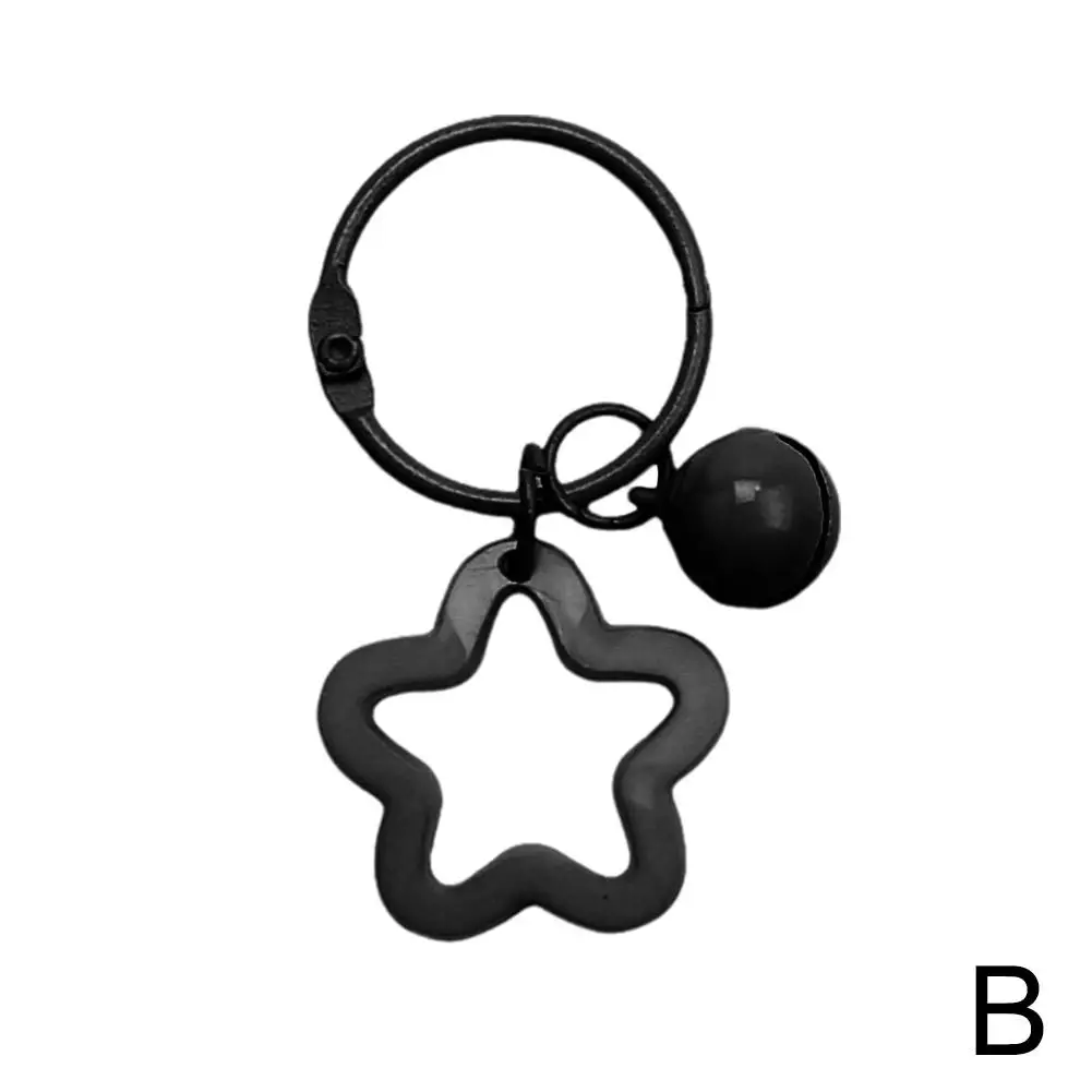 Metal Rings Buckle With Stars Bear Pendant Colored Chain For Diy Jewelry Making Bag Accessories Z4y1