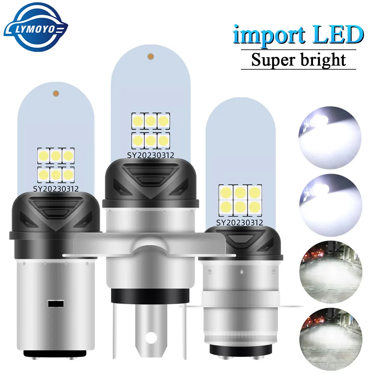 

1 шт. мотоциклетный фонарь H4 BA20D P15D 3030LED ближний и дальний свет супер яркий сигнальный светильник прожекторы для мотоциклов универсальный 12 В