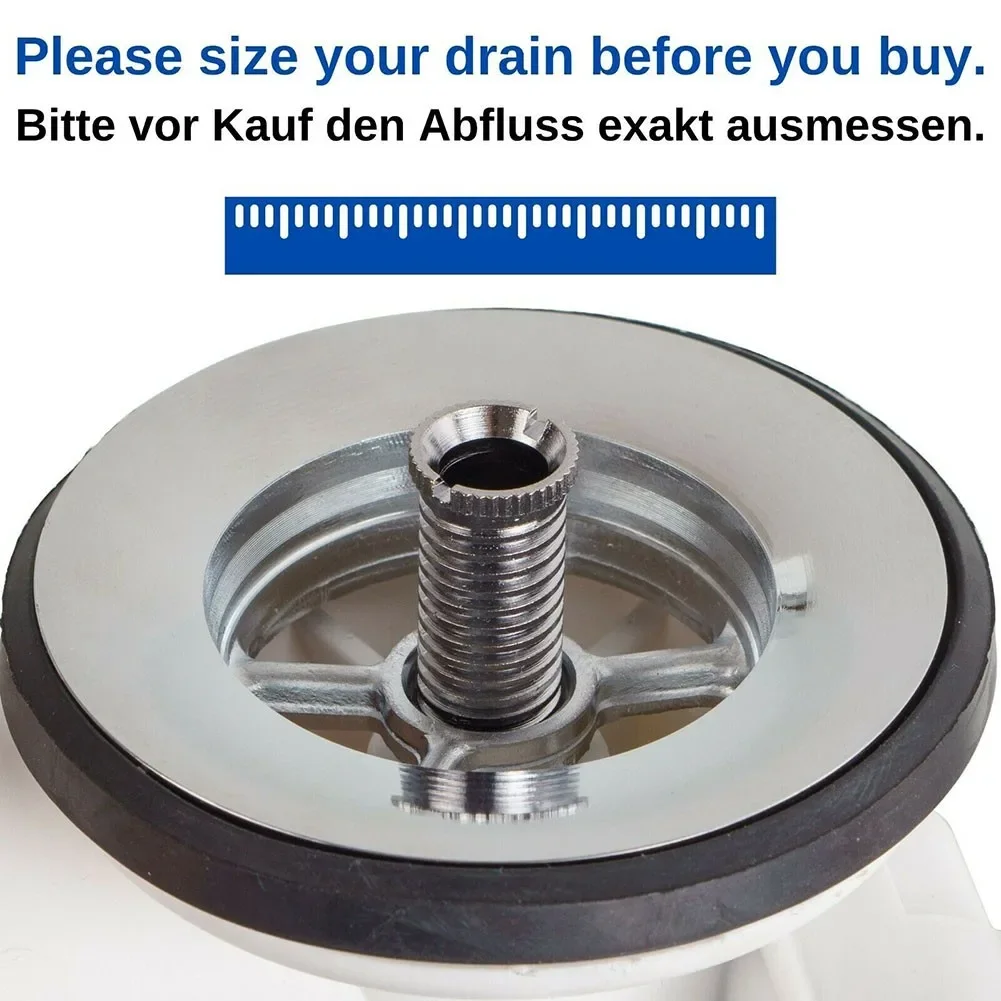 Kitchen Fixture  Parts 1/2/5pc 35mm 45mm Kitchen Sink Basket Strainer Screws Waste Stainless Steel Threaded Screw  Connector