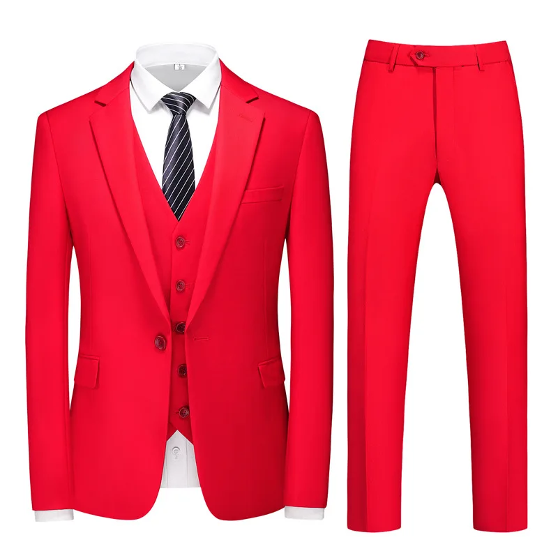 

CH727Men's suits three-piece suits best man suits performance suits groom wedding dress group suits suits in stock