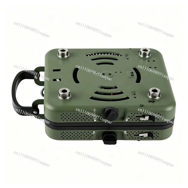 Camping stove Outdoor picnic cassette stove Folding portable double-head gas stove Picnic hot pot Windproof fire