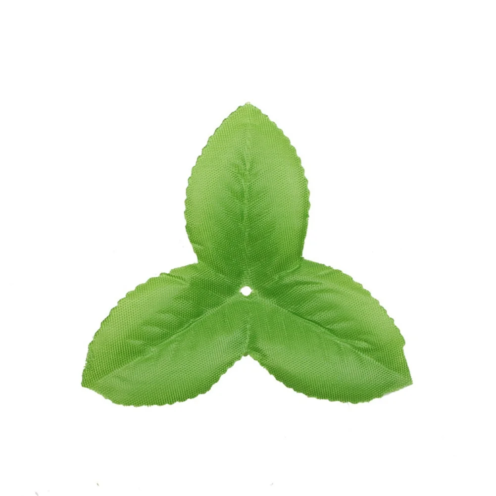 

10pcs Diy Triangle Green Leaves Artificial Plants For Home Garden Decor Craft Fake Leaf Handmade Greenery Decorative Foliage