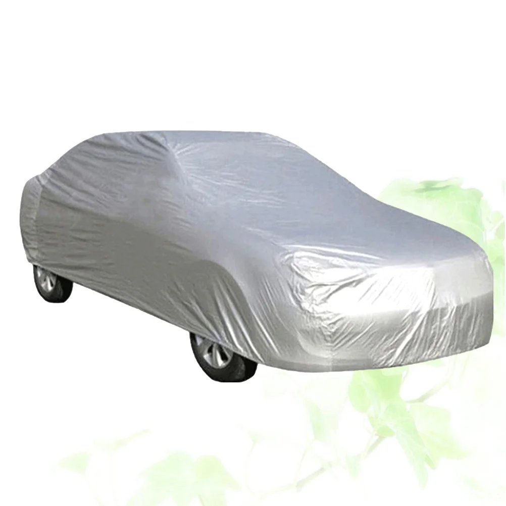 

Waterproof Car Cover Full Size Sun Block For Outdoor Indoor Protection Heavy Duty Vehicle Cover Dustproof Uv Shield Auto