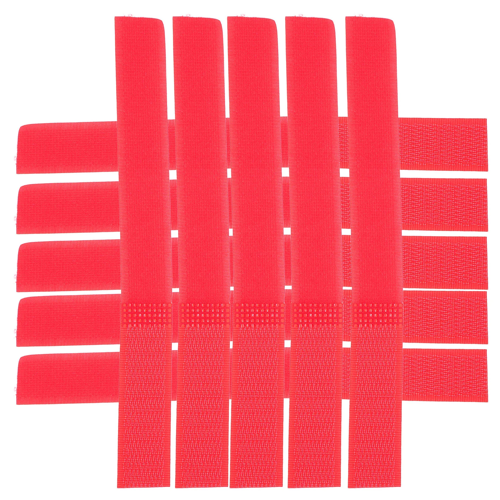 

10 Pcs Paw Rain Boots Socks Patch Canine Shoe Straps Animal Footwear Fasteners Garter Dog Accessory Anti Slip Red