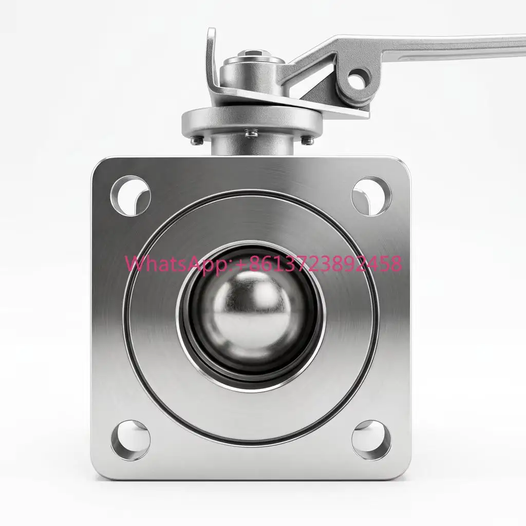 Square Straight-through Flanged Ball Valve for Tank Truck Fuel Systems Oil OEM Customizable Aluminum/Stainless Steel Model