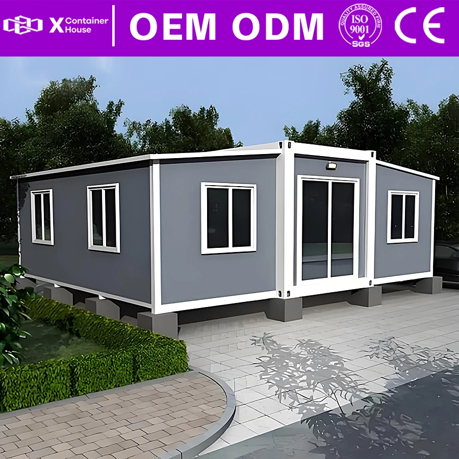 Chalets Prefab Houses for Living Mobile 20ft Tiny House Prefabricating Cottage Luxury Expandable Prefab Homes Garden Cabin 40ft