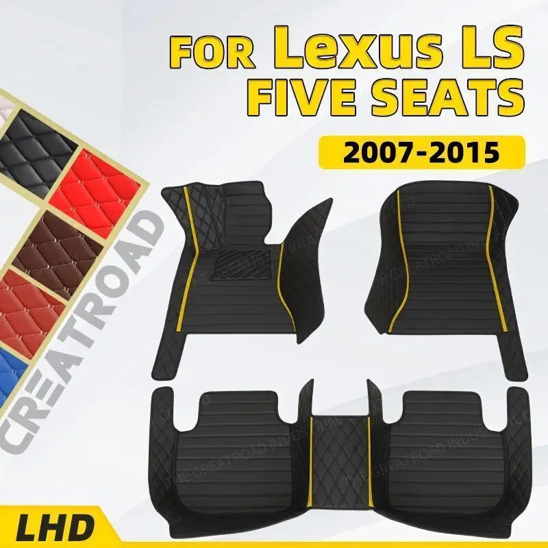 Custom Car floor mats for LEXUS LX series 470 570 Five seats 2007 2008 2009 2010 2011 2012 2013 2014 2015 auto foot Pads