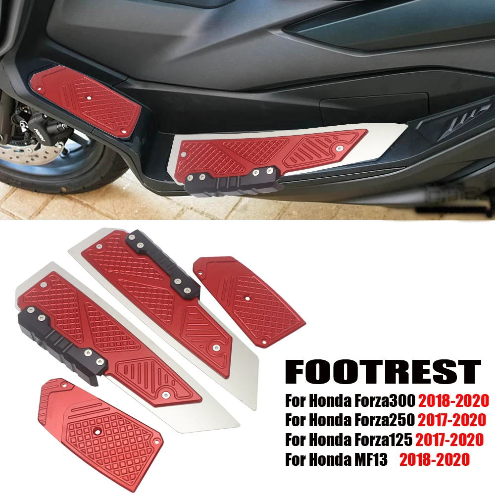 Motorcycle Honda forza 300 Footrest Foot Pads Pedal Plate Pedals For Honda Forza300 MF13 FORZA/300/125/250 2018 2019 Accessories