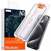 MCDODO EZ PASTE GLASS HARTED STRONG FAST TO ETUA FOR IPHONE 16 PRO