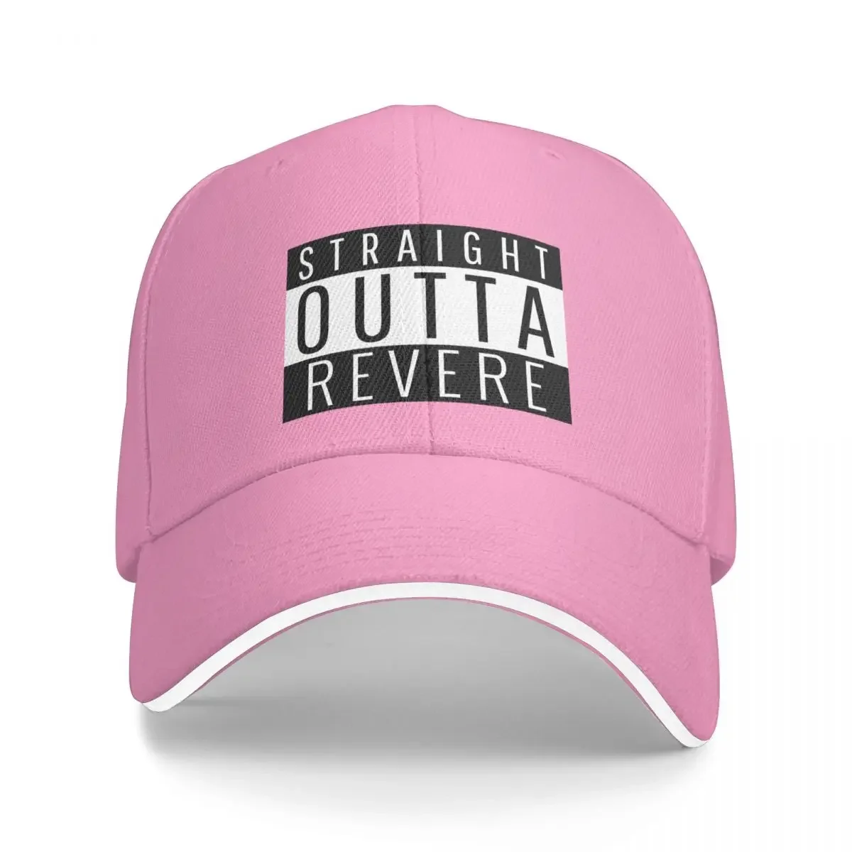 Straight Outta Revere MassachusettsBaseball Cap Golf Hat Man Visor Sports Caps Women'S Golf Clothing Men'S