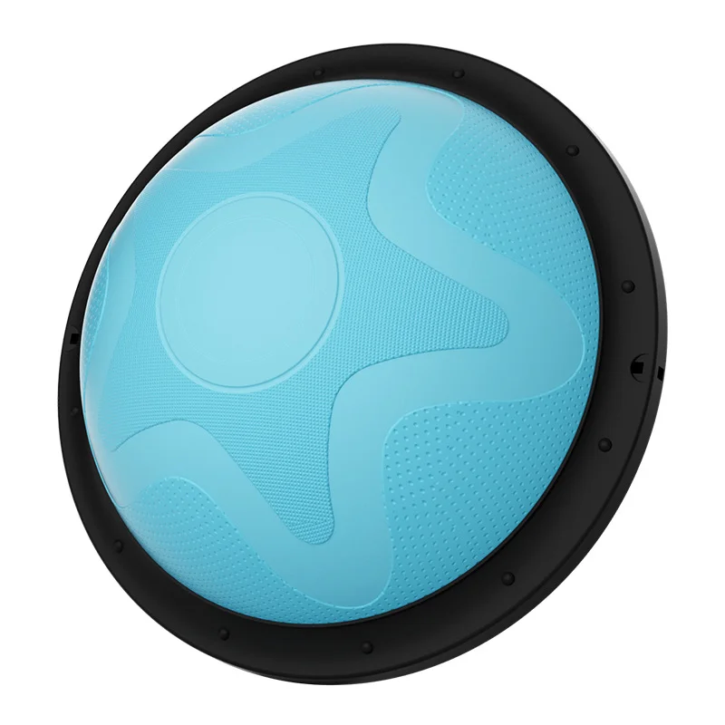 

2026 Semi-Circle Wave Speed Balance Ball Yoga Pilates Core Trainer With Resistance Band