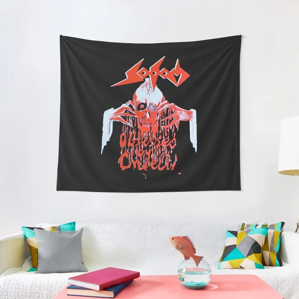 

Sodom obsessed by cruelty'86 thrash possessed celtic frost new Tapestry Home Decorating Bedroom Decor Tapestry