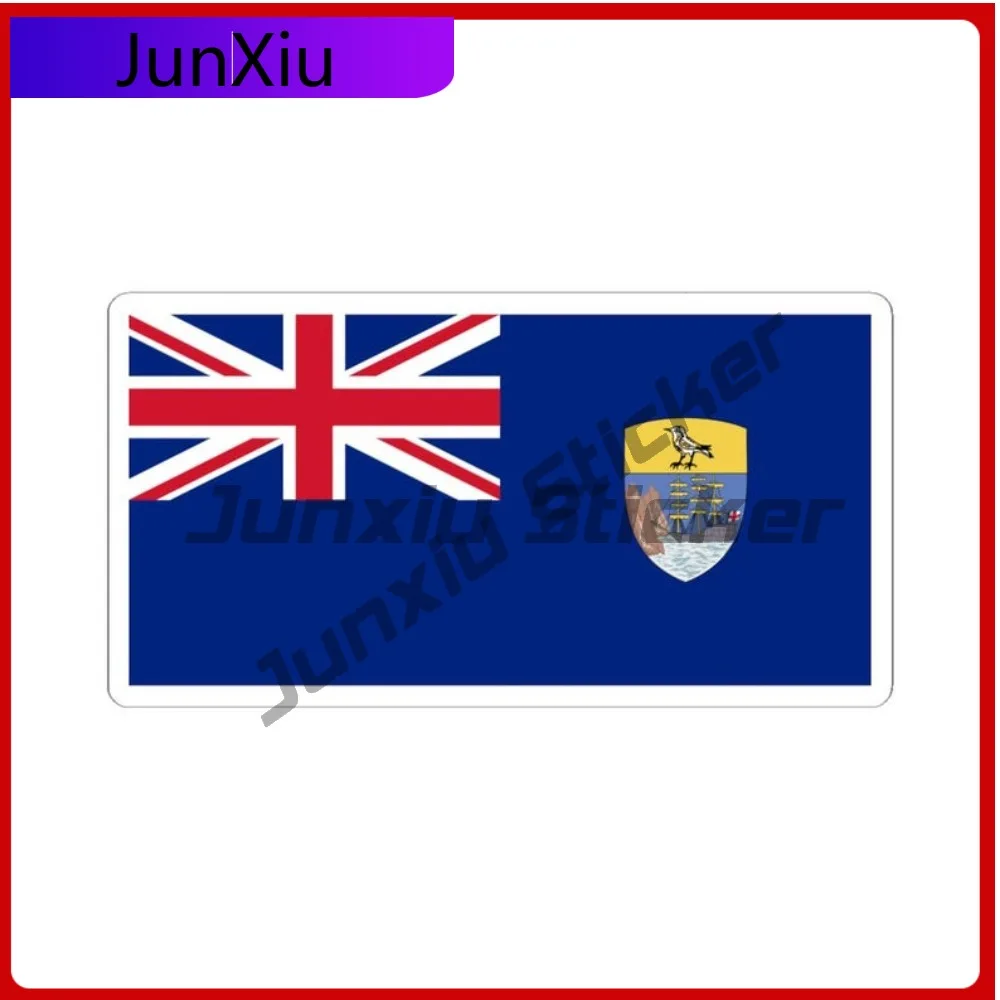 

Saint Helena Flag Travel Sticker Decoration For Car Kayak Suv Motorcycle Bumper Luggage Waterproof Decal Funny Cover Scratches
