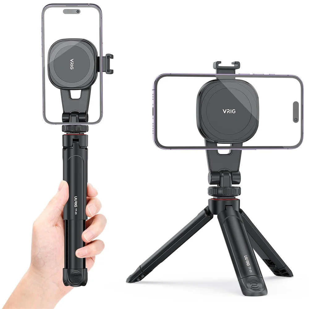 New Magnetic Tripod Selfie Stick Phone Tripod Mount for Iphone 15 14 13 12 Pro Samsung Smartphone for Magsafe All Phones Case