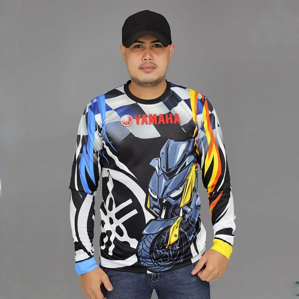 

Summer Fashion Trend of 2026 Yamaha Personalized Long Sleeved T-shirt for Men Women Comfortable Motorcycle Riding Sportswear