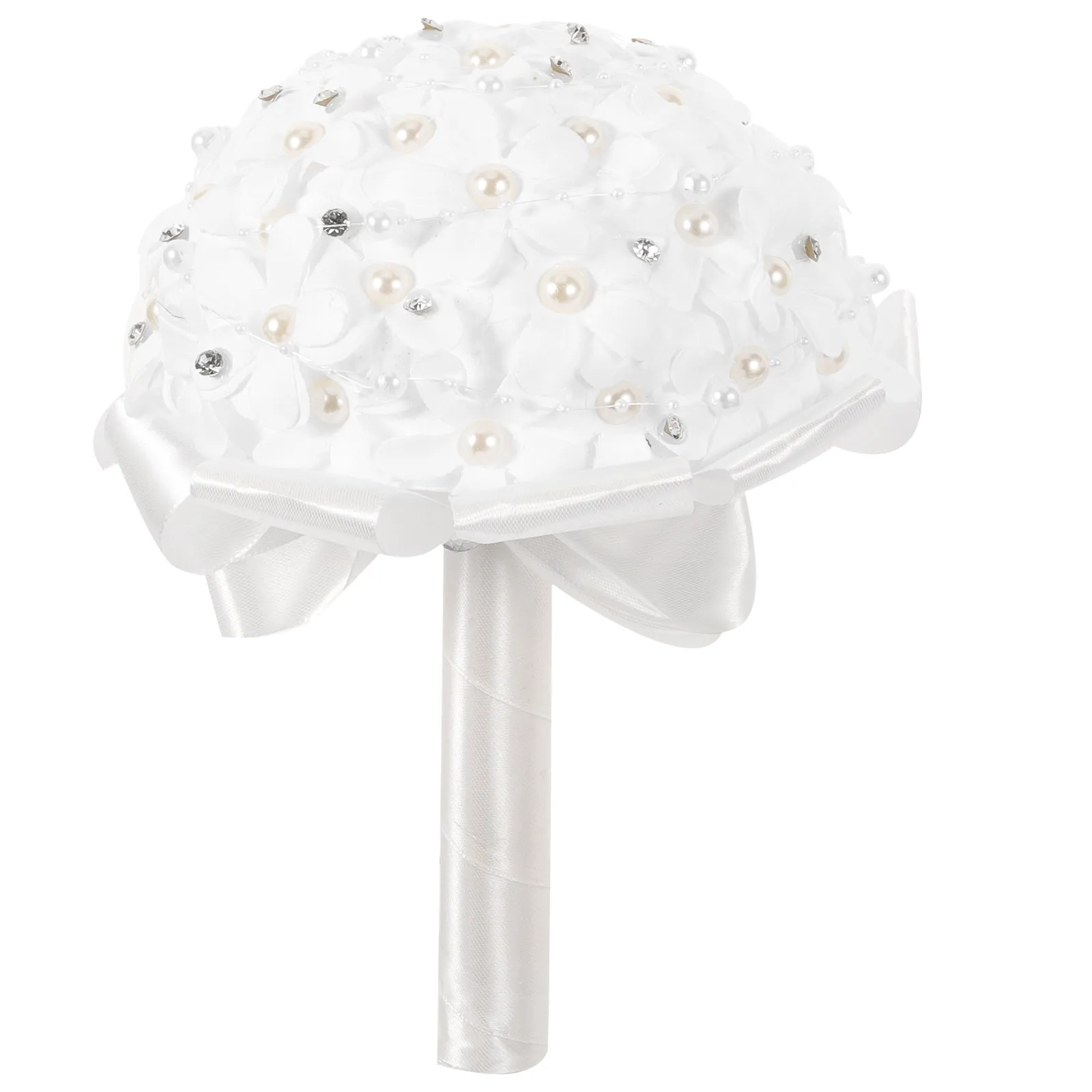 

Wedding Bouquet Artificial Bridal Bouquet Fake Flowers For Decoration Bridesmaid Church Banquet Home Office Decorative