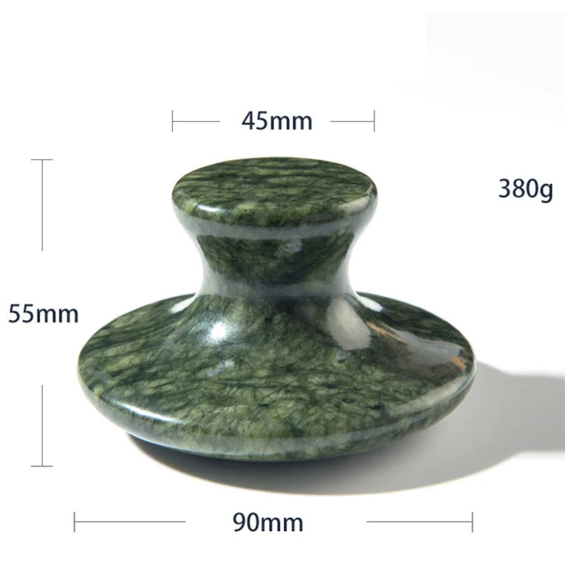 Jade natural grande cogumelo em forma de massageador ciu jade raspagem beleza guache raspador beleza gua sha massagem pedra
