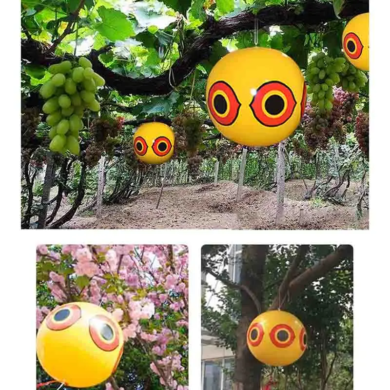 Bird Repellent Scare Eye Balloons Stops Pest Bird Problems Fast Reliable Visual Deterrent Home Supplies