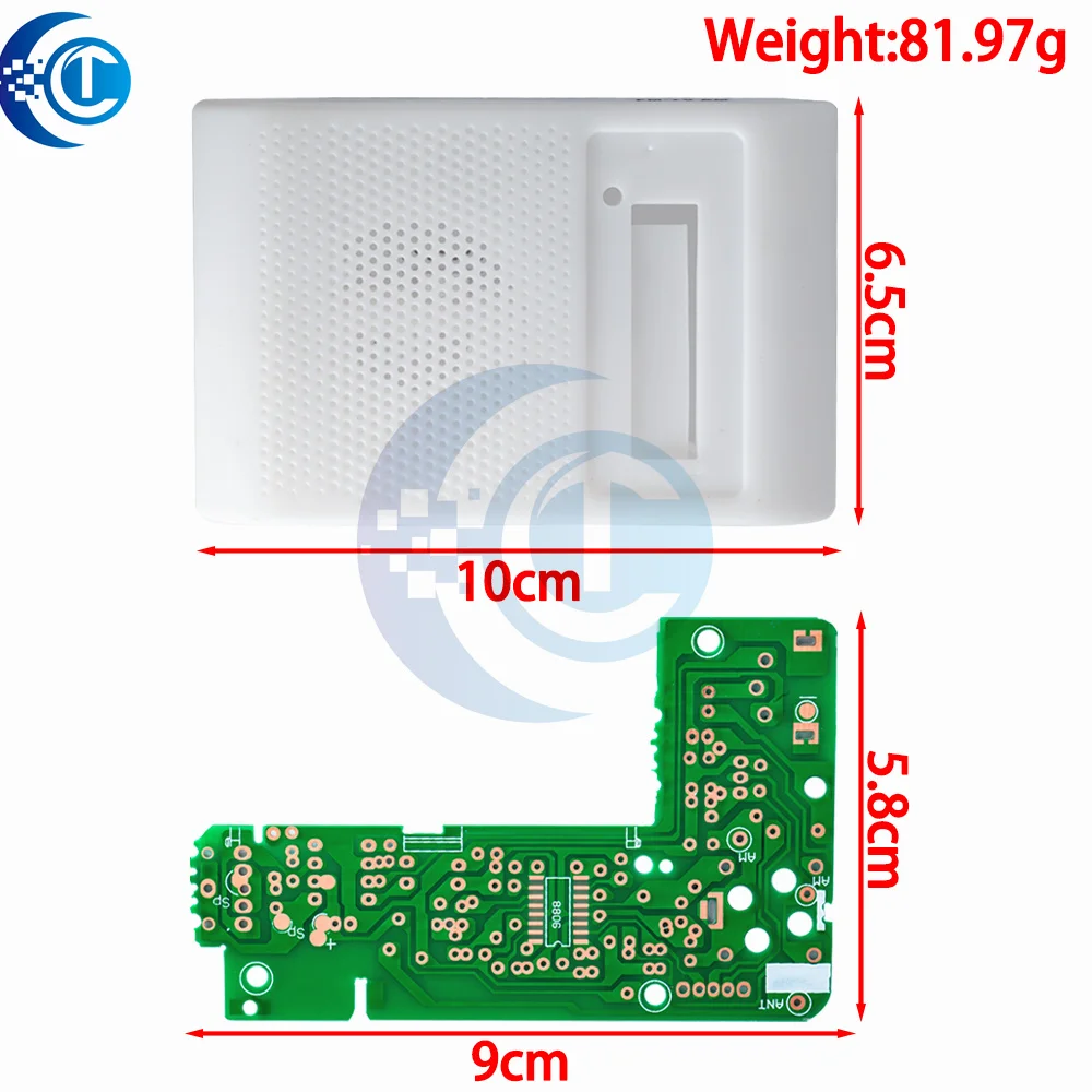 CF210SP Ricevitore radio AM/FM IC Kit fai da te - Modulo di apprendimento elettronico compatibile con Arduino