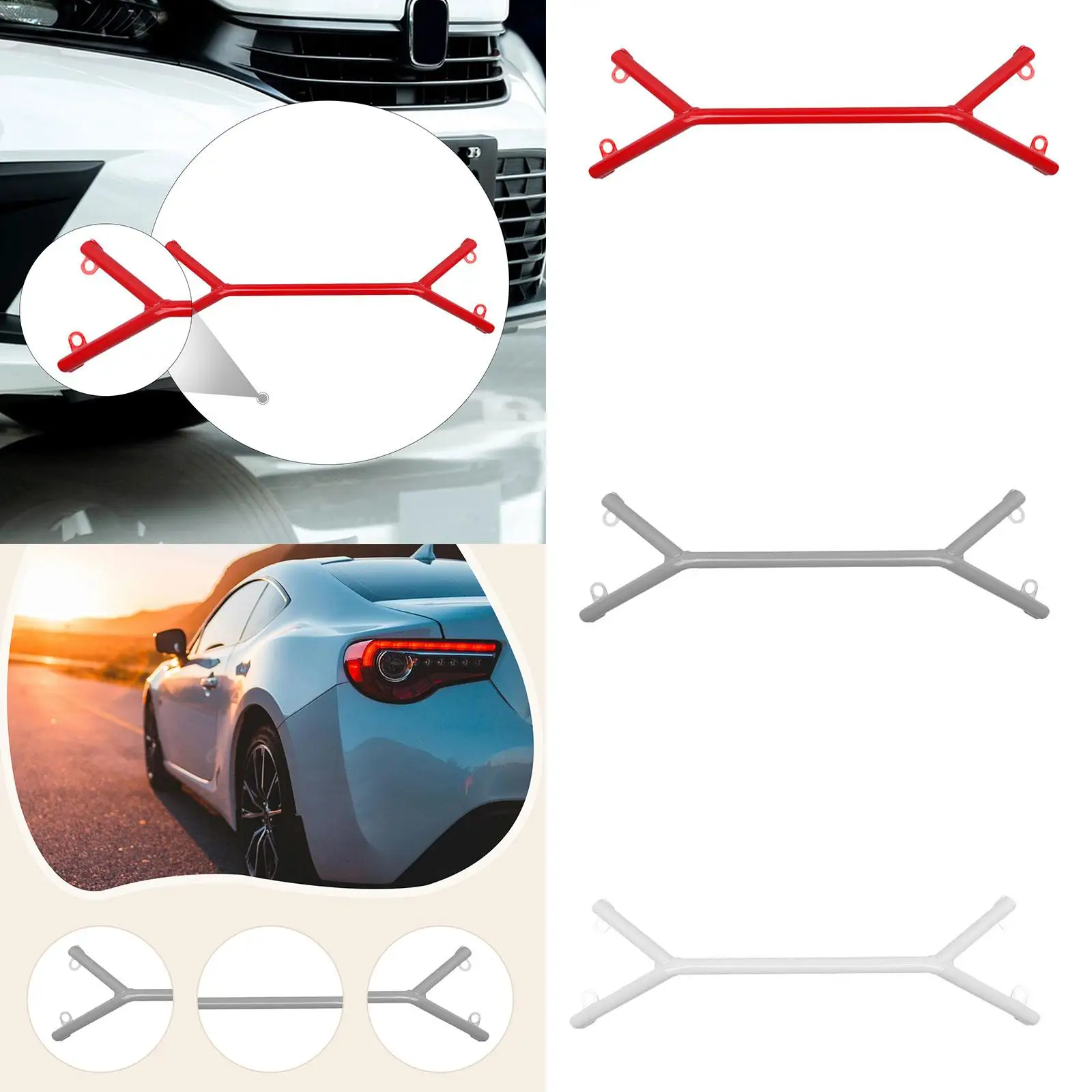 Front Brace Bar Car Exterior Accessories for Subaru WRX Vb Vehicle Auto