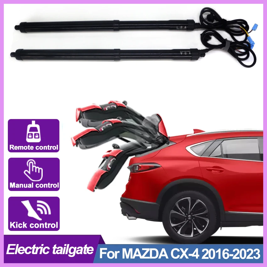 Electric Tailgate For Mazda CX-4 2016-2023 Intelligent Tail Box Door Power Operated Trunk Refitted Upgrade Car Accsesories Tools