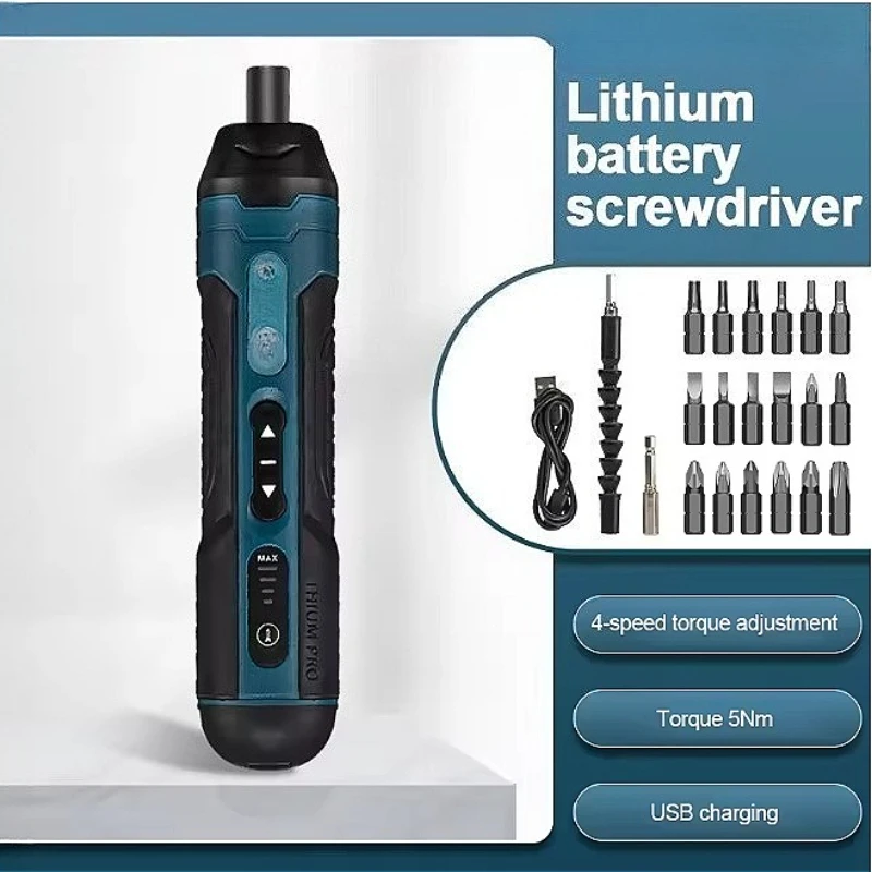 

1300 мАч перезаряжаемая регулировочная электрическая дрель, многофункциональные инструменты для разборки и ремонта крутящего момента, мини-беспроводная электрическая отвертка