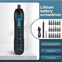 1300mah Rechargeable Adjustment Power Drill Multi-function Disassembly Torque Repair Tools Mini Cordless Electric Screwdriver