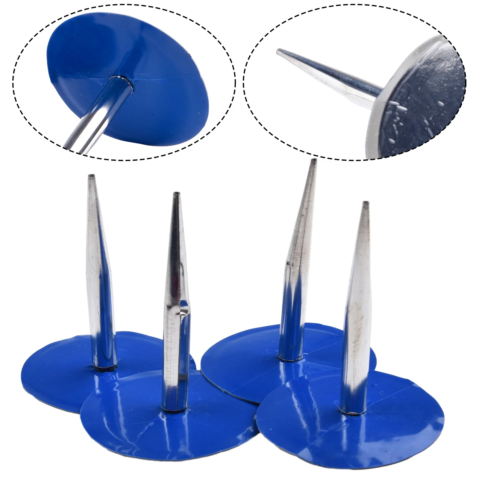 إطار تصحيح الفطر 4 قطع ملحقات للسيارة عالية الصلابة المعدنية والمطاط جودة عالية عملية للاستخدام #4