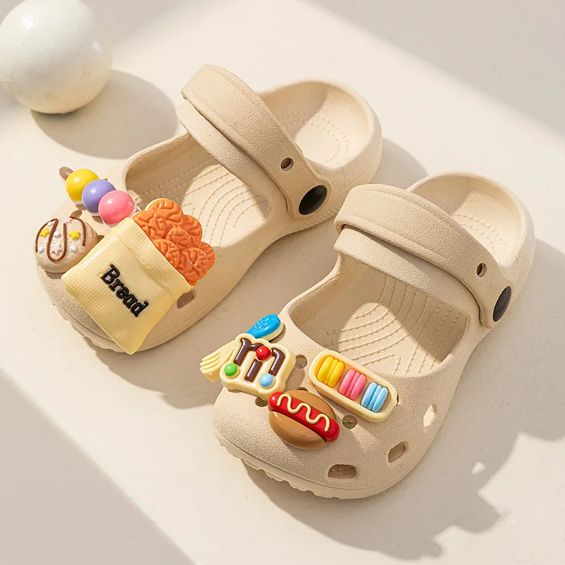 2026 Summer Children's DIY Design Cartoon Casual Sandals - Breathable Non-Slip Slippers for Boys & Girls - Home & Beach Slippers - view 4