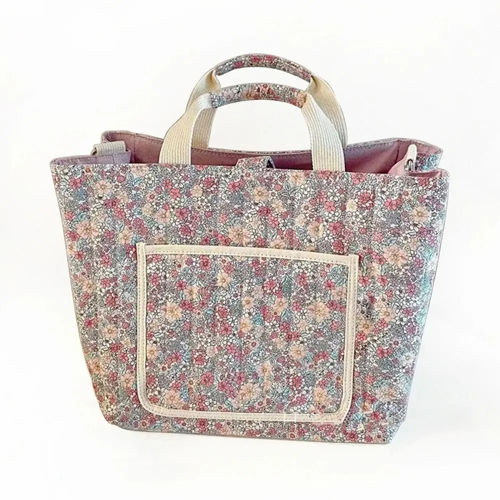 

Floral Printing Mummy Baby Bag Large Capacity Multifunctional Storage Bag Lightweight Handbag Diapers Stroller Bag Women