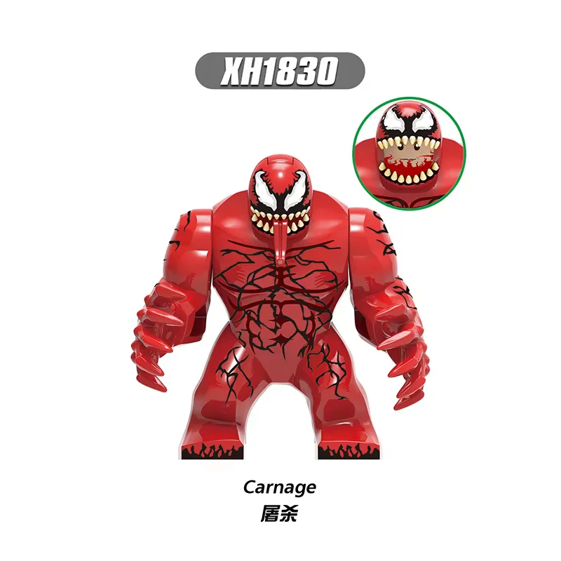 Disney Anime Mini Doll, Venom Massacre Riot Symbiosis, DIY ประกอบบล็อกตัวต่อ, ของเล่นเด็ก, ของขวัญวันเกิด