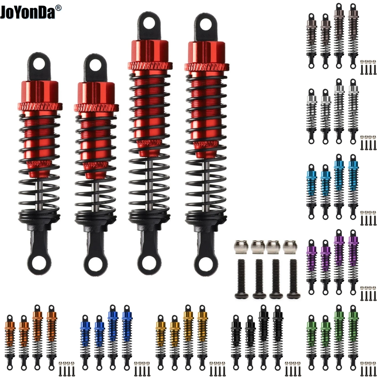 

Aluminum Front 50-62mm Rear 58-78mm Oil Shock Absorber for RC 1:16 1:18 HSP Huanqi HPI HITOMO