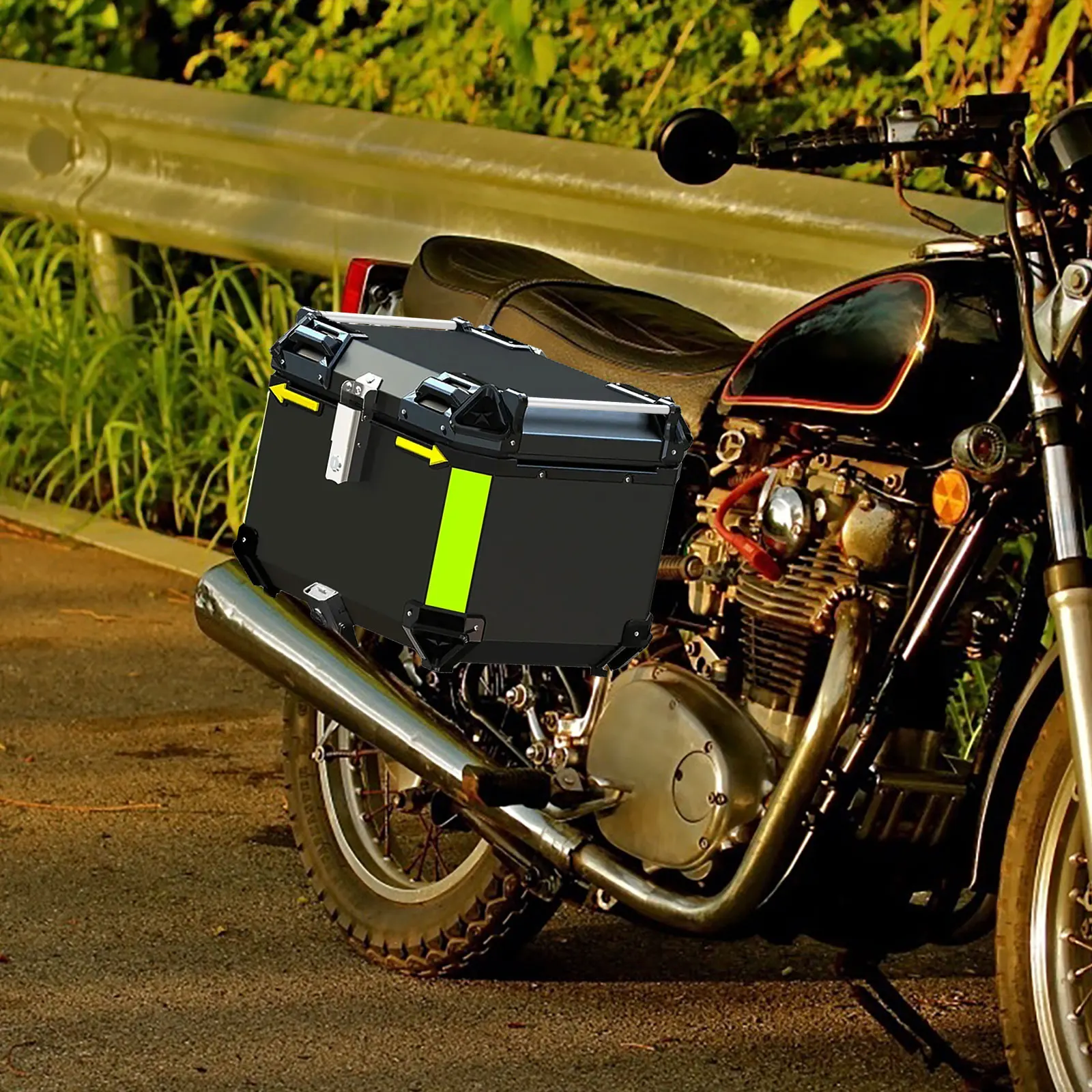 

2Pcs Motorcycle Tail Box Handle Lightweight Durable Waterproof Stylish Secure Box Replacement Handle Motor Tail