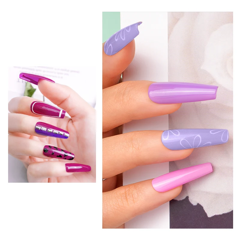 ROSALIND-Gel Esmalte, Semiperment LED, Verniz UV, híbrido, Matt Top, Base Coat, Manicure Art, roxo e verde Series