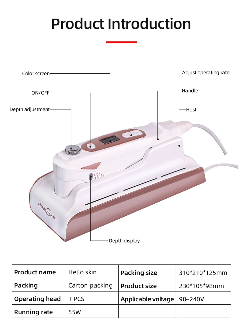 MINI  Anti-aging Facial Massager Skin Rejuvenation Wrinkle Remove Skin Care Ultrasonic Beauty Health Face Lifting Machine