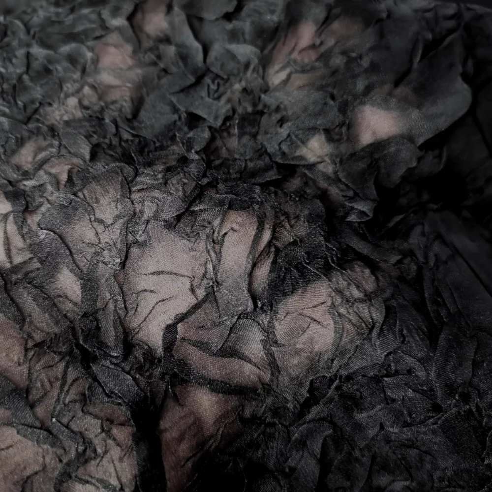 

Crape Pleated Chiffon Fabric for Skirt Shirt Fashion Clothing Design Apparel Diy Sewing Fabrics By The Meter Cloth Wholesale