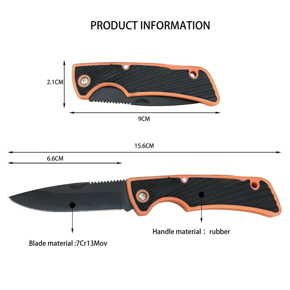 3 Styles GB Pocket Tactical Folding Knife 8Cr13Mov Blade Rubber Handle Military Outdoor Hunting Knives Camping Survival EDC Tool