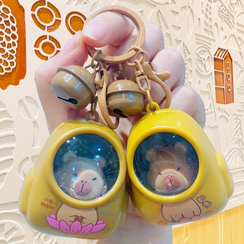 Creative Cartoon Water Dolphin Luminous Keychain Cute Doll Net Space Backpack Pendant Small Toy Accessory Gift For Acg Fans