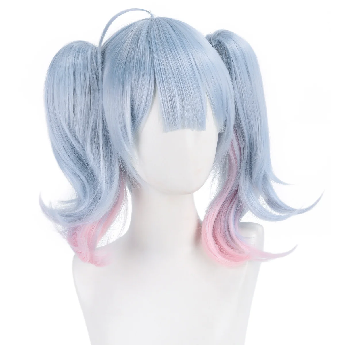 Miku أرنب هول شعر مستعار تأثيري مقاومة للحرارة دور اللعب المعبود Vtuber أغطية الرأس مقاومة للحرارة الاصطناعية هالوين شعر مستعار للحفلات