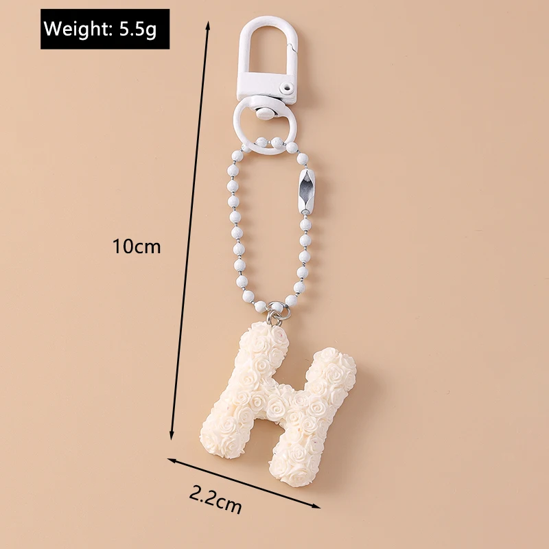 Niedlicher Schlüsselanhänger mit englischen Buchstaben und Glockenmotiv für Damen und Herren, als Auto-Schlüsselhalter, Handtaschenanhänger, Schlüsselring, Accessoire, DIY-Schmuck, Geschenkidee – Detail 21
